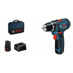  Akku-Geräte Akku-Bohrschrauber Bosch Akku-Bohrschrauber GSR 12V-15, mit 2 x 2.0 Ah Akku 12369493