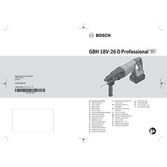  Akku-Geräte 18V System Bosch Akku-Bohrhammer mit SDS-plus GBH 18V-26 D, Solo Version, Handwerkerkoffer 12369421