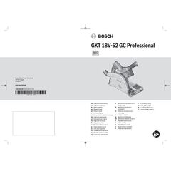  Akku-Tauchsägen Bosch Akku-Tauchsäge BITURBO GKT 18V-52 GC, Solo Version in L-BOXX 12369208