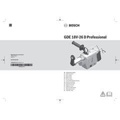  Bohr- & Schlaghämmer Bohrhämmer mit SDS plus Bosch Akku-Staubsauger GDE 18V-26 D, Solo Version, im Karton 12369105