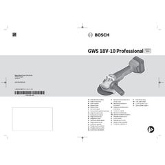  Akku-Geräte Akku-Winkelschleifer Bosch Akku-Winkelschleifer GWS 18V-10, Solo Version, L-BOXX + L-BOXX Einlage 12368988