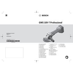  Akku-Geräte 18V System Bosch Akku Winkelschleifer GWS 18V-7 in L-BOXX 12368940