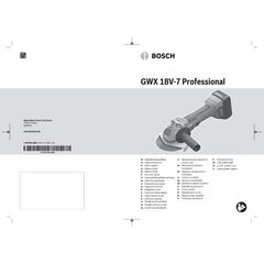  Akku-Geräte 18V System Bosch Akku-Winkelschleifer GWX 18V-7, 115 mm 12368895