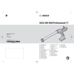  Akku-Geräte 18V System Bosch Akku-Kartuschenpresse GCG 18V-600 12369452