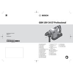  Bohr- & Schlaghämmer Bohrhämmer mit SDS plus Bosch Akku-Bohrhammer BITURBO mit SDS-plus GBH 18V-34 CF mit 2x Akku ProCORE18V 5.5Ah 12369479