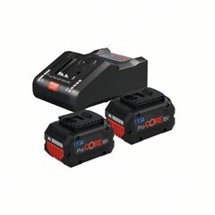  Akku-Geräte Akkus & Ladegeräte Bosch Akku Starter-Set, 2 Akku ProCORE 18 Volt 8.0 Ah, Schnellladegerät GAL 18V-160 C 12369385
