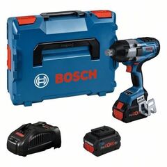  18V System Bosch Akku-Drehschlagschrauber GDS 18V-1050 H mit 2x Akku, Schnellladegerät, L-BOXX 12369294