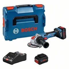  Vernetzte Werkzeuge Bosch Akku-Winkelschleifer BITURBO mit X-LOCK GWX 18V-15 C, 2 x Akku, Schnellladegerät 12368905