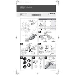 Absaugsysteme Zubehöre zur Staubabsaugung Bosch Absaughaube Easy-Adjust GDE 125 EA-T, Systemzubehör 12368970