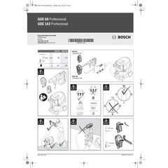  Absaugsysteme Zubehöre zur Staubabsaugung Bosch Absaugvorrichtung, Systemzubehör GDE 68 12369107