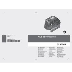  Kombilaser Bosch Kombilaser GCL 25, mit Schutztasche 12369544