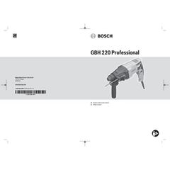  Bohr- & Schlaghämmer Bohrhämmer mit SDS plus Bosch Bohrhammer mit SDS-plus GBH 2-21: Schnellspannbohrfutter SDS-plus-Adapter 12369516