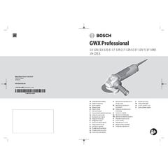  Winkelschleifer & Metallbearbeitung Kleine Winkelschleifer mit X-LOCK Bosch Winkelschleifer GWX 13-125, 1300-W, X-LOCK, Schutzhaube, Zusatzgriff, im Karton 12368897