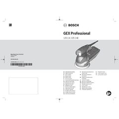  Schleifer & Hobel Exzenterschleifer Bosch Exzenterschleifer GEX 125-1 AE, mit 3 x Schleifblatt C470, in Handwerkerkoffer 12369131