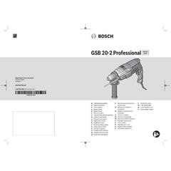  Bohr- & Schlagbohrmaschinen Schlagbohrmaschinen Bosch Schlagbohrmaschine GSB 20-2, mit 7-tlg.em Steinbohrer-Set 12369046