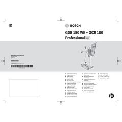  Diamantbohrsysteme Bosch Diamantbohrmaschine GDB 180 WE 12369535