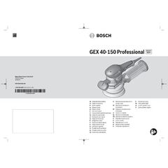  Schleifer & Hobel Exzenterschleifer Bosch Exzenterschleifer GEX 40-150 mit 1 x Mehrlochschleifblatt C470 12369123
