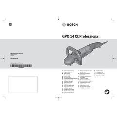  Winkelschleifer & Metallbearbeitung Polierer Bosch Polierer GPO 14 CE,1400-Watt, 2,5 kg, mit Zusatzgriff und D-Griff 12369029