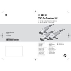  Winkelschleifer & Metallbearbeitung Große Winkelschleifer Bosch Winkelschleifer GWS 24-230 PZ 12369001