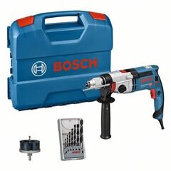  Schlagbohrmaschinen Bosch Schlagbohrmaschine GSB 24-2, mit 7-tlg.em Holzbohrer-Set, Lochsäge-Set 12369057
