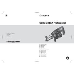  Bohr- & Schlaghämmer Bohrhämmer mit SDS plus Bosch Absaughammer mit SDS-plus GBH 2-23 REA 12369517