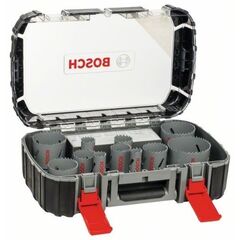  Sägeblatt- und Lochsägen-Sets BiM-Lochsägen-Sets mit 8 % Cobalt für Standardadapter Bosch 17-tlg. Lochsägen-Set, HSS Bi-Metall, Universal, 20–64/76 mm, für Dreh- und Schlagbohrer 12372306