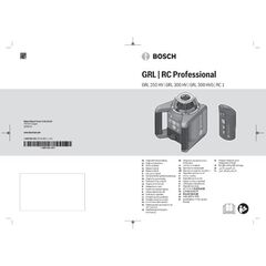 Messtechnik Rotationslaser Bosch Rotationslaser GRL 300 HV, mit RC 1, WM 4 und LR 1 12369551