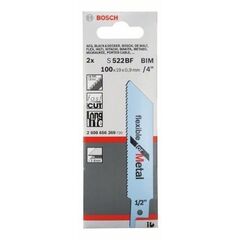  S 522 BF Flexible for Metal Säbelsägeblätter Bosch Säbelsägeblatt S 522 BF, für Säbelsägen 12374008