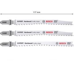  Sägeblatt- und Lochsägen-Sets EXPERT ‘Hardwood 2-Side Clean‘ Stichsägeblatt-Sets Bosch EXPERT ‘Hardwood 2-side clean‘ Stichsägeblatt-Set, 2-tlg., T308BF/BFP, für Stichsägen 12372327