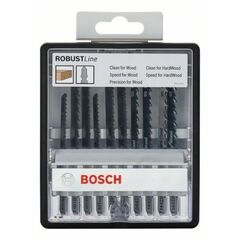  Stichsägeblätter 10-teilige Holzstichsägeblatt-Sets Robust Line mit T-Schaft Bosch 10-tlg. Stichsägeblatt-Set Wood, Robust Line, T-Schaft, für Stichsägen 12374311
