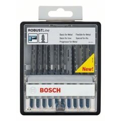  Stichsägeblätter 10-teilige Metallstichsägeblatt-Sets Robust Line mit T-Schaft Bosch 10-tlg. Stichsägeblatt-Set Metal, Robust Line, T-Schaft, für Stichsägen 12374312