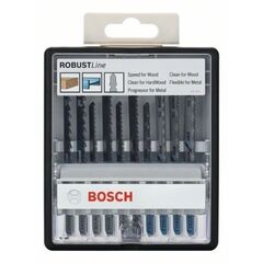  Stichsägeblätter 10-teilige Holz- und Metallstichsägeblatt-Sets Robust Line mit T-Schaft Bosch 10-tlg. Stichsägeblatt-Set Wood and Metal, Robust Line, T-Schaft, für Stichsägen 12374313