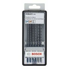  Stichsägeblätter 6-teilige Metallprofil-Stichsägeblatt-Sets Robust Line mit T-Schaft Bosch 6-tlg. Robust Line Stichsägeblatt-Set Metal Profile T-Schaft, für Stichsägen 12374317