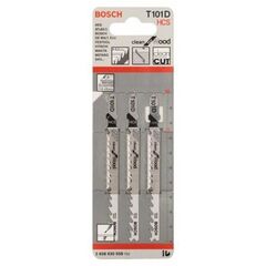  T 101 D Clean for Wood Stichsägeblätter Bosch Stichsägeblatt T 101 D, für Stichsägen 12374270