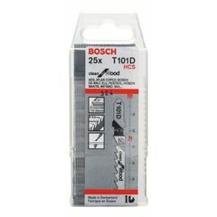  T 101 D Clean for Wood Stichsägeblätter Bosch Stichsägeblatt T 101 D, für Stichsägen 12374273