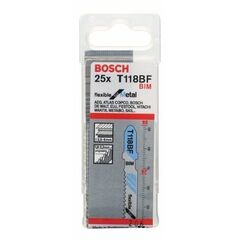  T 118 BF Flexible for Metal Stichsägeblätter Bosch Stichsägeblatt T 118 BF, für Stichsägen 12374201