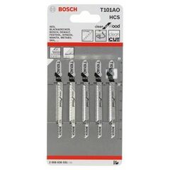  T 101 AO Clean for Wood Stichsägeblätter Bosch Stichsägeblatt T 101 AO, für Stichsägen 12374276