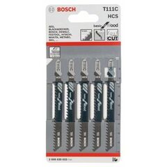  T 111 C Basic for Wood Stichsägeblätter Bosch Stichsägeblatt T 111 C, für Stichsägen 12374251