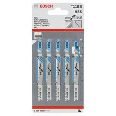  T 118 B Basic for Metal Stichsägeblätter Bosch Stichsägeblatt T 118 B, für Stichsägen 12374284