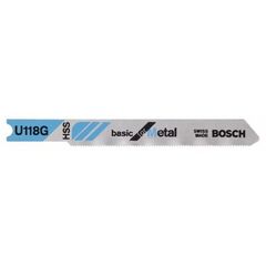  U 118 G Basic for Metal Stichsägeblätter Bosch Stichsägeblatt U 118 G, für Stichsägen 12374304