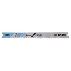  U 118 B Basic for Metal Stichsägeblätter Bosch Stichsägeblatt U 118 B, für Stichsägen 12374306