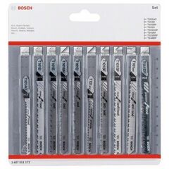  Stichsägeblätter 10-teilige Stichsägeblatt-Sets Clean Precision mit T-Schaft Bosch 10-tlg. Stichsägeblatt-Set Clean Cutting, T-Schaft, für Stichsägen 12374334