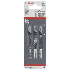  Stichsägeblätter 3-teilige Special for Laminate Sets mit T-Schaft Bosch 3-tlg. Stichsägeblatt-Set, T-Schaft, für Laminat, für Stichsägen 12374326