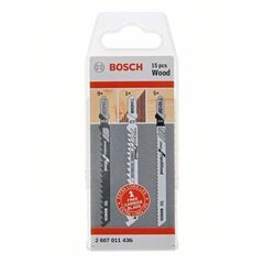  Säbelsägeblatt-Sets 15-teilige Stichsägeblatt-Sets Wood mit T-Schaft Bosch 15-tlg. Stichsägeblatt-Set für Holz, T-Schaft, für Stichsägen 12374308