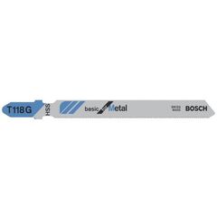  T 118 G Basic for Metal Stichsägeblätter Bosch Stichsägeblatt T 118 G, für Stichsägen 12374279