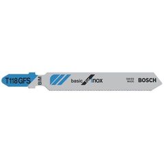  T 118 GFS Basic for Inox Stichsägeblätter Bosch Stichsägeblatt T 118 GFS, für Stichsägen 12374208