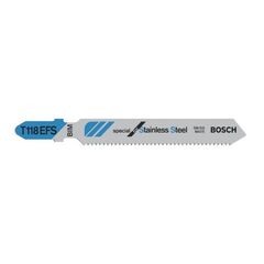  T 118 EFS Basic for Inox Stichsägeblätter Bosch Stichsägeblatt T 118 EFS, für Stichsägen 12374210