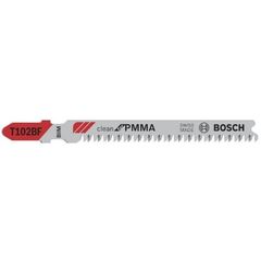  T 102 BF Clean for PMMA Stichsägeblätter Bosch Stichsägeblatt T 102 BF, für Stichsägen 12374224