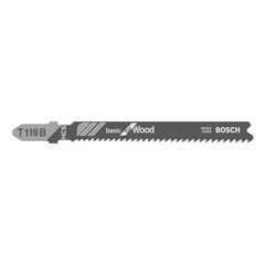  T 119 B Basic for Wood Stichsägeblätter Bosch Stichsägeblatt T 119 B, für Stichsägen 12374255