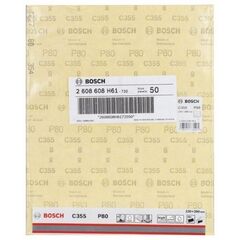  C355 Schleifpapier zum Handschleifen Bosch Schleifblatt C355, für Handschleifen 12375310